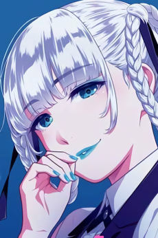 Portrait of Kirari Momobami (桃喰綺羅莉), slot 0, AniList favourites rank 275, from Kakegurui