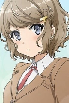 Portrait of Tomoe Koga (古賀朋絵), slot 0, AniList favourites rank 221, from Rascal Does Not Dream of Bunny Girl Senpai