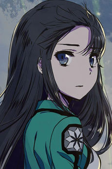 Portrait of Miyuki Shiba (司波深雪), slot 0, AniList favourites rank 467, from The Irregular at Magic High School