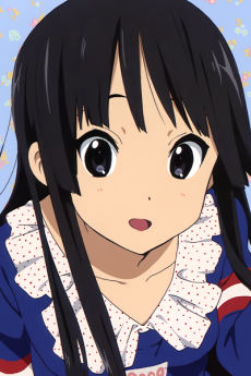 Portrait of Mio Akiyama (秋山澪), slot 0, AniList favourites rank 99, from K-ON!