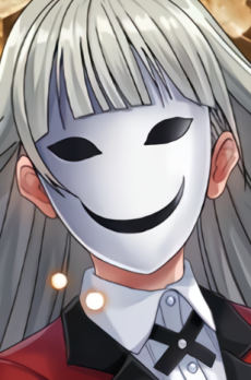 Portrait of Ririka Momobami (桃喰リリカ), slot 0, AniList favourites rank 415, from Kakegurui