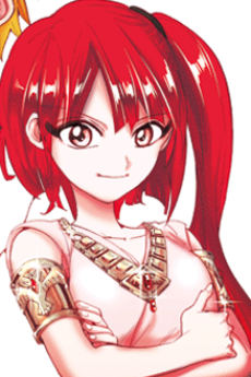 Portrait of Morgiana (モルジアナ), slot 0, AniList favourites rank 259, from Magi: The Labyrinth of Magic