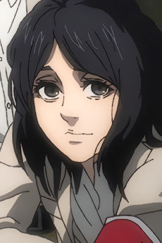 Portrait of Pieck Finger (ピーク・フィンガー), slot 0, AniList favourites rank 199, from Attack on Titan Final Season