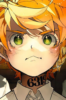 Portrait of Emma (エマ), slot 0, AniList favourites rank 94, from The Promised Neverland