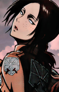 Portrait of Ymir (ユミル), slot 0, AniList favourites rank 192, from Attack on Titan