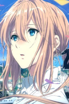 Portrait of Violet Evergarden (ヴァイオレット・エヴァーガーデン), slot 0, AniList favourites rank 9, from Violet Evergarden