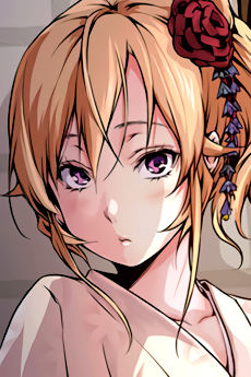 Portrait of Erina Nakiri (薙切えりな), slot 0, AniList favourites rank 141, from Food Wars!