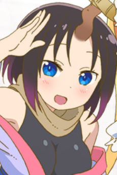 Portrait of Elma (エルマ), slot 0, AniList favourites rank 395, from Miss Kobayashi's Dragon Maid