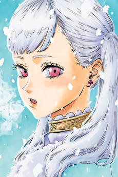 Portrait of Noelle Silva (ノエル・シルヴァ), slot 0, AniList favourites rank 131, from Black Clover