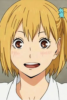 Portrait of Hitoka Yachi (谷地仁花), slot 0, AniList favourites rank 418, from HAIKYU!! 2nd Season