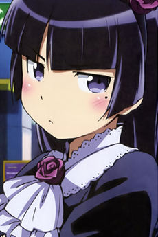 Portrait of Ruri Gokou (五更瑠璃), slot 0, AniList favourites rank 414, from Eromanga Sensei