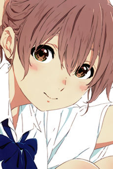Portrait of Shouko Nishimiya (西宮硝子), slot 0, AniList favourites rank 31, from A Silent Voice
