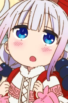 Portrait of Kanna Kamui (カンナカムイ), slot 0, AniList favourites rank 102, from Miss Kobayashi's Dragon Maid