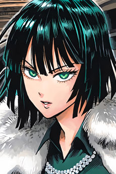 Portrait of Fubuki (フブキ), slot 0, AniList favourites rank 153, from One-Punch Man