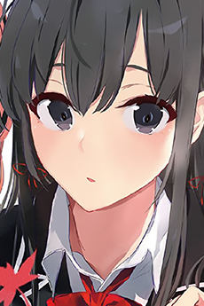 Portrait of Yukino Yukinoshita (雪ノ下雪乃), slot 0, AniList favourites rank 44, from My Teen Romantic Comedy SNAFU