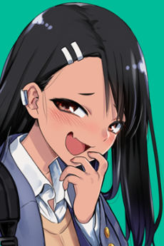 Portrait of Hayase Nagatoro (長瀞早瀬), slot 0, AniList favourites rank 127, from DON'T TOY WITH ME, MISS NAGATORO
