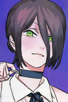 Portrait of Reze (レゼ), slot 0, AniList favourites rank 45, from Chainsaw Man