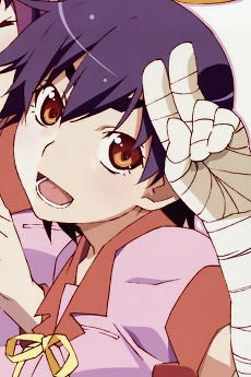 Portrait of Suruga Kanbaru (神原駿河), slot 0, AniList favourites rank 172, from Bakemonogatari