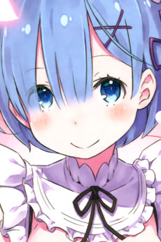 Portrait of Rem (レム), slot 0, AniList favourites rank 14, from Re:ZERO -Starting Life in Another World-
