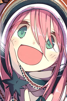 Portrait of Nadeshiko Kagamihara (各務原なでしこ), slot 0, AniList favourites rank 235, from Laid-Back Camp