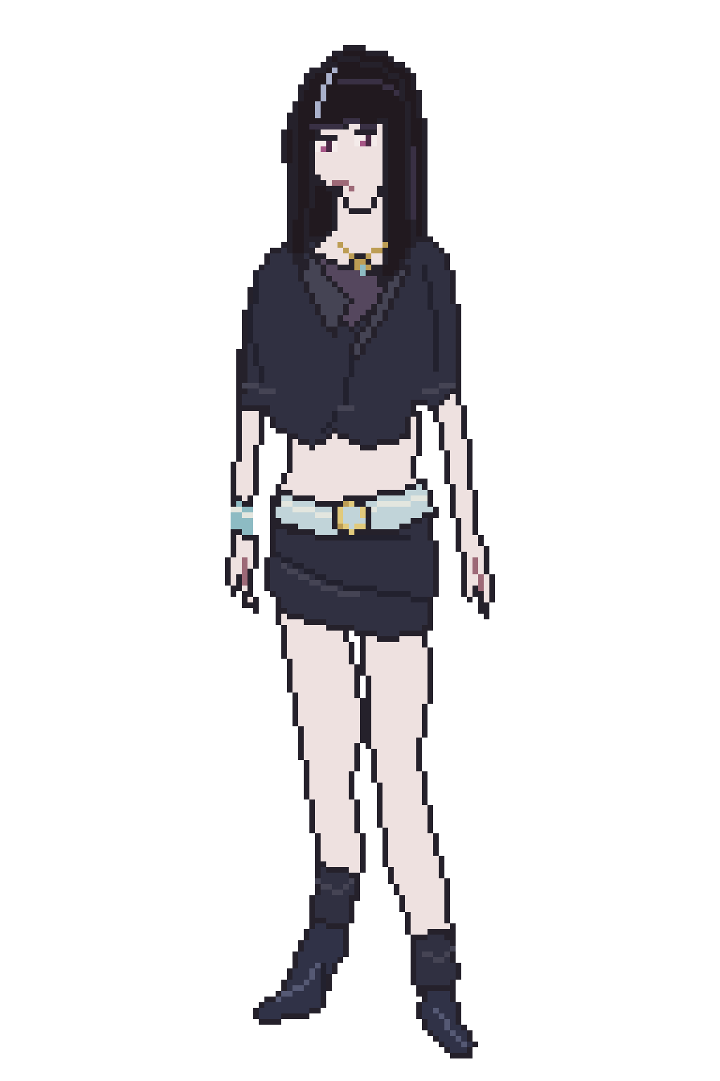 黒髪の女